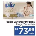 Oferta de Carrefour - Fralda My Baby por R$73,99 em Carrefour