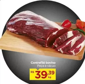 Oferta de Bovino - Contrafilé Bovino Peça A Vácuo por R$39,39 em Carrefour