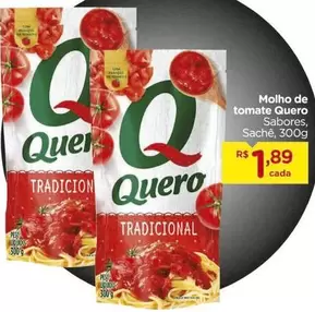 Oferta de Quero - Molho De Tomate por R$1,89 em Carrefour