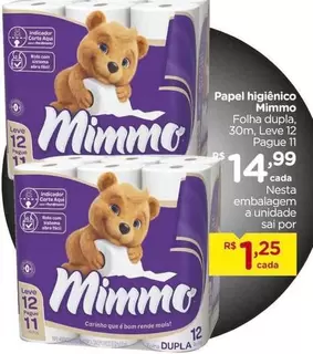 Oferta de Mimmo - Papel Higiênico por R$14,99 em Carrefour