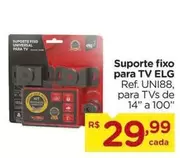 Oferta de Universal - Suporte Fixo Para Tv por R$29,99 em Carrefour