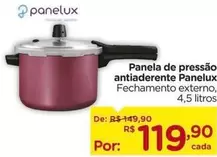 Oferta de Panelux - Panela De Pressão Antiaderente por R$119,9 em Carrefour