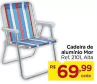 Oferta de Mor - Cadeira de aluminio por R$69,99 em Carrefour