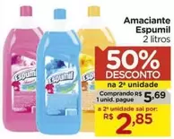 Oferta de Espumil - Amaciante por R$5,69 em Carrefour