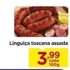 Oferta de Linguiça Toscana Assada por R$3,99 em Carrefour