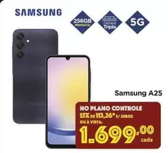 Oferta de Samsung - A25 por R$1699 em Carrefour