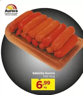 Oferta de Aurora - Salsicha por R$6,99 em Carrefour