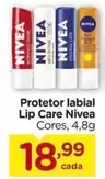 Oferta de Nivea - Protetor Labial Lip Care por R$18,99 em Carrefour