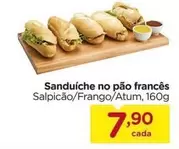 Oferta de Sanduíche no pão francês por R$7,9 em Carrefour