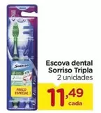 Oferta de Sorriso - Escova Dental por R$11,49 em Carrefour