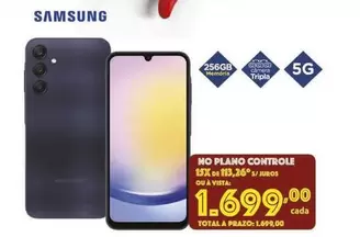 Oferta de Samsung - No Plano Controle por R$1699 em Carrefour