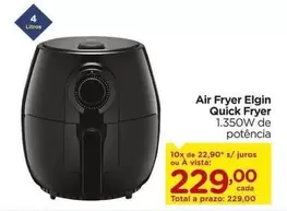 Oferta de Elgin - Air Fryer  Quick por R$229 em Carrefour