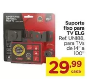 Oferta de Universal - Suporte Fixo Para Tv por R$29,99 em Carrefour