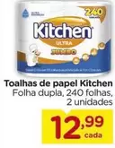 Oferta de Kitchen - Toalhas De Papel por R$12,99 em Carrefour