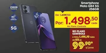 Oferta de De   - Smartphone Moto G84 5g 256gb por R$1498,5 em Carrefour