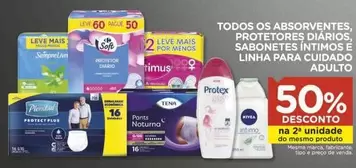 Oferta de Sinha - Todos Os Absorventes, Protetores Diarios, Sabonetes Intimose E Linha Para Cuidado em Carrefour