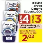 Oferta de Danone - Iogurte Grego por R$2,69 em Carrefour