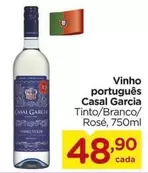 Oferta de Casal Garcia - Vinho Português por R$48,9 em Carrefour