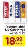 Oferta de Nivea - Protetor Labial Lip Care por R$18,99 em Carrefour