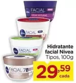 Oferta de Nivea - Facial Hidratante por R$29,59 em Carrefour