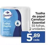 Oferta de Carrefour - Toalha De Papel Essential por R$5,89 em Carrefour