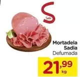 Oferta de Sadia - Mortadela por R$21,99 em Carrefour