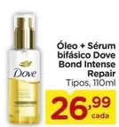 Oferta de Dove - Óleo + Sérum Bifasico Intense Repair por R$26,99 em Carrefour