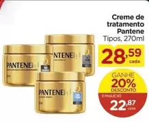 Oferta de Pantene - Creme De Tratamento por R$28,59 em Carrefour