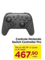 Oferta de Nintendo - Controle Switch Controller Pro por R$467,9 em Carrefour