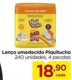 Oferta de Piquitucho - Lenço Umedecido por R$18,9 em Carrefour