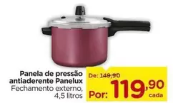 Oferta de Panelux - Panela De Pressão Antiaderente por R$119,9 em Carrefour