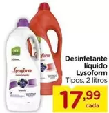 Oferta de Lysoform - Desinfetante líquido por R$17,99 em Carrefour