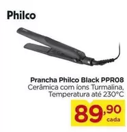 Oferta de Philco - Prancha Black PPR08 por R$89,9 em Carrefour