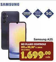 Oferta de Samsung - A25 por R$1699 em Carrefour