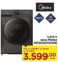 Oferta de Midea - Lava E Seca Mf200d110wb por R$3599 em Carrefour