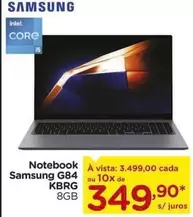 Oferta de Samsung - Notebook G84 por R$3499 em Carrefour