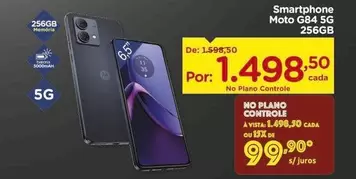 Oferta de De   - Smartphone Moto G84 5g 256gb por R$1498,5 em Carrefour