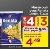 Oferta de Renata - Massa Com Ovos por R$5,99 em Carrefour