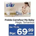 Oferta de Carrefour - Fralda My Baby por R$69,99 em Carrefour