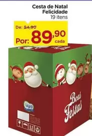 Oferta de De   - Cesta De Natal Felcidade por R$89,9 em Carrefour