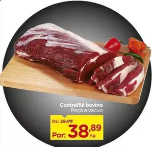 Oferta de Bovino - Contrafilé Bovino por R$38,89 em Carrefour