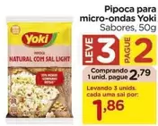 Oferta de Yoki - Pipoca Para Micro-ondas por R$2,79 em Carrefour