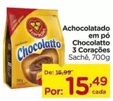 Oferta de 3 Corações - Achocolatado Em Pó Chocolatto por R$15,49 em Carrefour