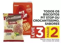 Oferta de Sabores - Todos Os Biscoitos Pit Stop Ou Crocantissimo, Sabores em Carrefour