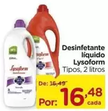 Oferta de Lysoform - Desinfetante líquido por R$16,48 em Carrefour