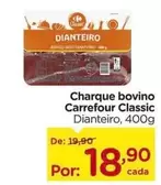 Oferta de Carrefour - Charque bovino Classic por R$18,9 em Carrefour