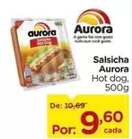 Oferta de Aurora - Salsicha por R$9,6 em Carrefour