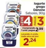 Oferta de Danone - Iogurte Grego por R$2,99 em Carrefour