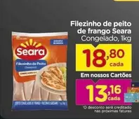 Oferta de Seara - Filezinho De Peito De Frango por R$18,8 em Carrefour