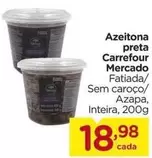 Oferta de Carrefour - Azeitona Preta Mercado por R$18,98 em Carrefour